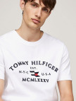 Tommy Hilfiger Nautical Arch Erkek Beyaz T-Shirt Tommy Hilfiger Nautical Arch Erkek Beyaz T-Shirt