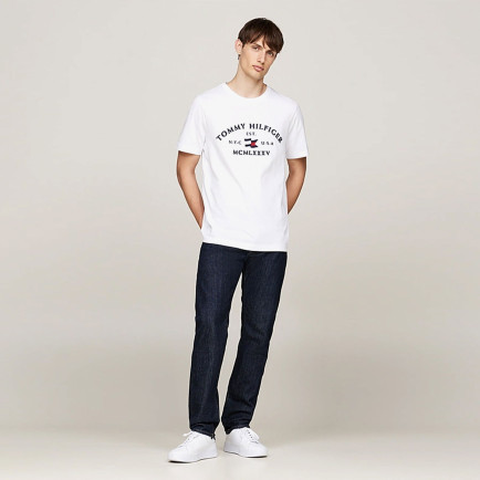 Tommy Hilfiger Nautical Arch Erkek Beyaz T-Shirt Tommy Hilfiger Nautical Arch Erkek Beyaz T-Shirt