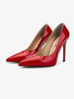 Valmenti Kadın Hakiki Deri Kırmızı Rugan Topuklu Ayakkabı Valmenti Kadın Hakiki Deri Kırmızı Rugan Topuklu Ayakkabı