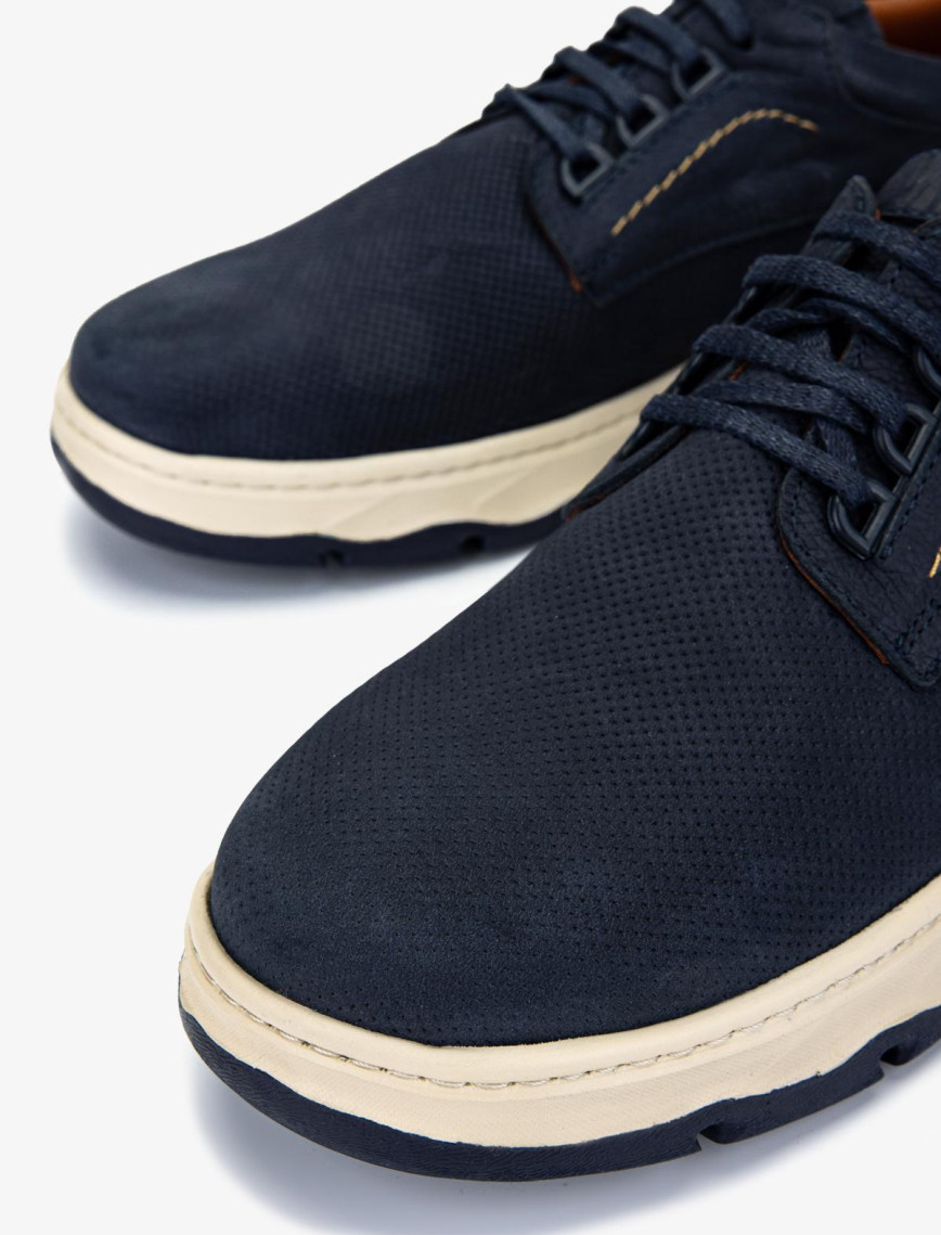 Valmenti Erkek Hakiki Deri Lacivert Nubuk Casual Ayakkabı Valmenti Erkek Hakiki Deri Lacivert Nubuk Casual Ayakkabı