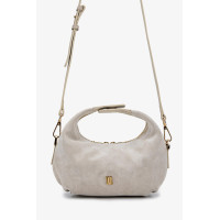 Valmenti Kadın Hakiki Deri Bej Süet El Çantası