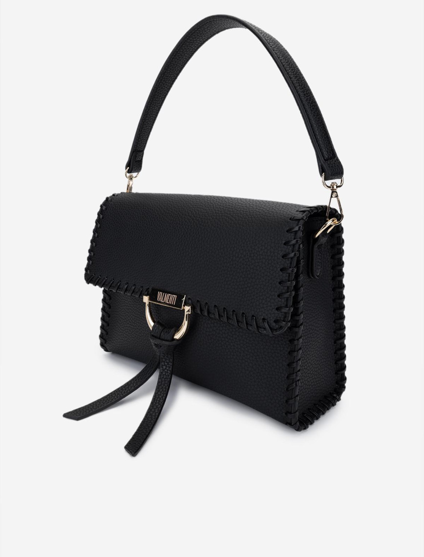 Valmenti Kadın Vegan Siyah Postacı Çanta Valmenti Kadın Vegan Siyah Postacı Çanta