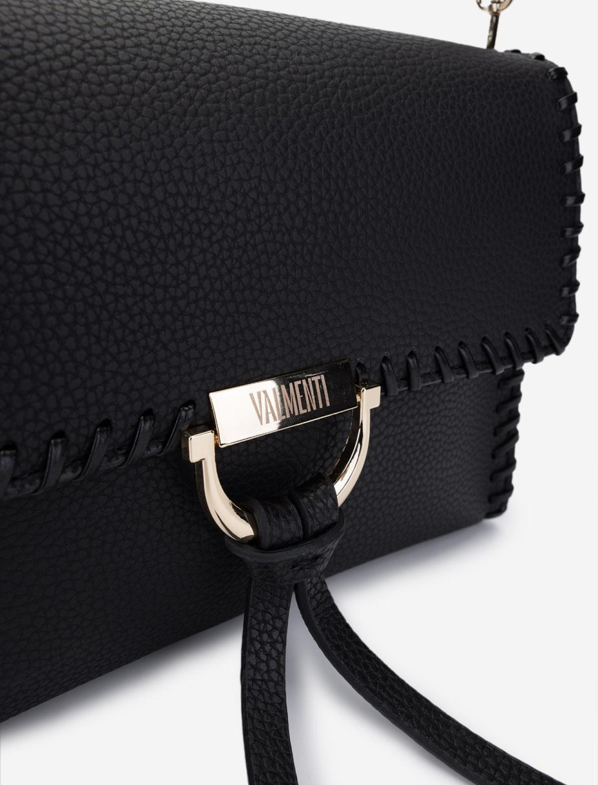 Valmenti Kadın Vegan Siyah Postacı Çanta Valmenti Kadın Vegan Siyah Postacı Çanta