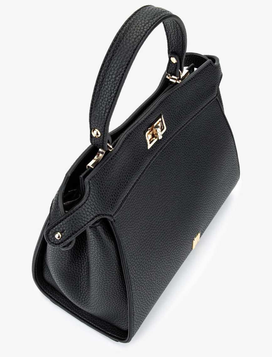 Valmenti Kadın Vegan Siyah Floter Kol Çantası Valmenti Kadın Vegan Siyah Floter Kol Çantası