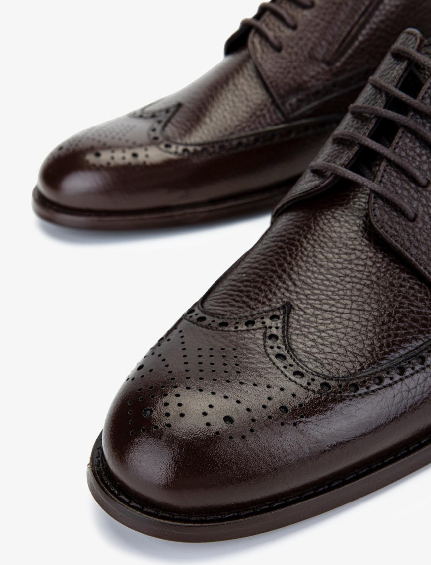 Valmenti Erkek Hakiki Deri Kahverengi Klasik Ayakkabı Valmenti Erkek Hakiki Deri Kahverengi Klasik Ayakkabı