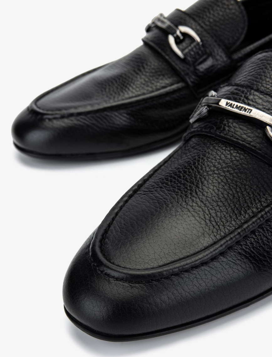 Valmenti Erkek Hakiki Deri Siyah Deri Klasik Ayakkabı Valmenti Erkek Hakiki Deri Siyah Deri Klasik Ayakkabı