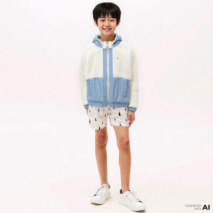 Nautica Kız Çocuk Kırık Beyaz Mont