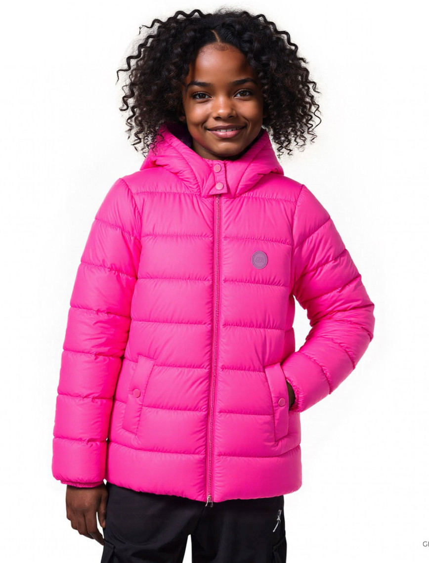 Skechers G Outerwear Padded Çocuk Pembe Ceket Skechers G Outerwear Padded Çocuk Pembe Ceket