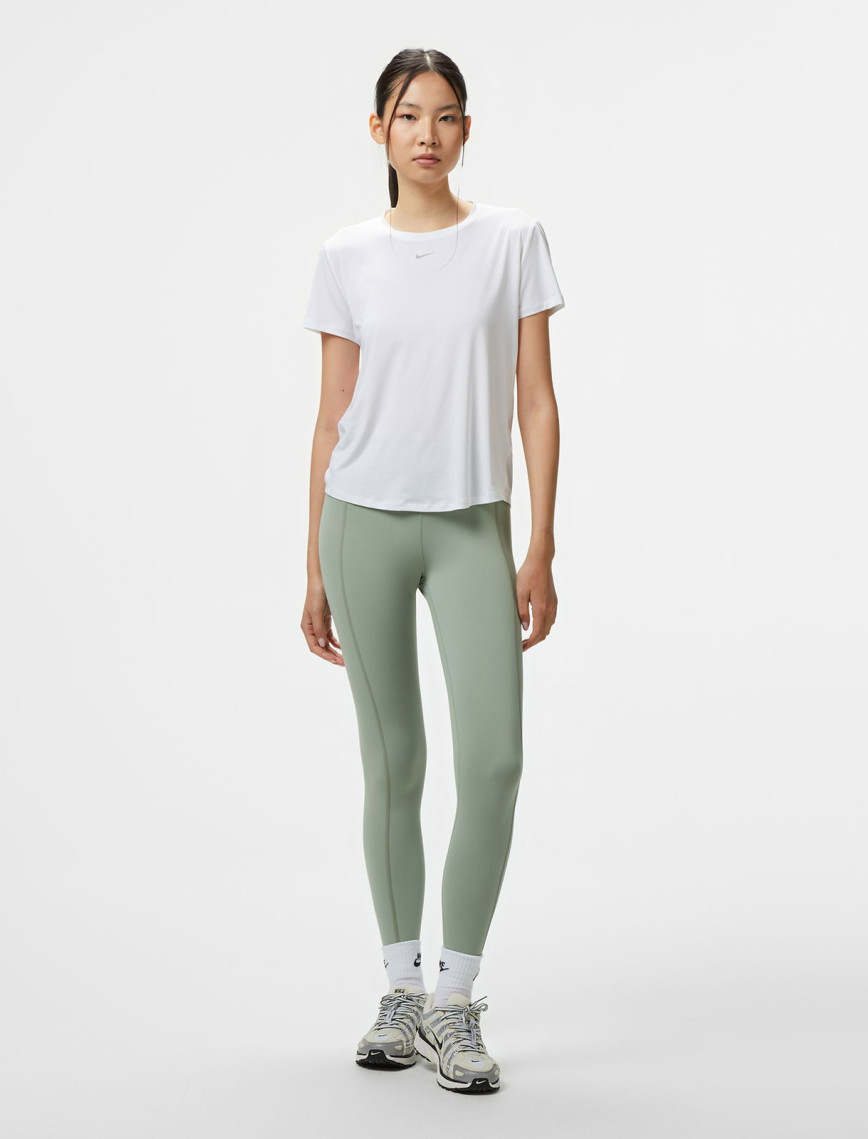Nike One Dri-Fit Fitted Kadın Yeşil Tayt Nike One Dri-Fit Fitted Kadın Yeşil Tayt