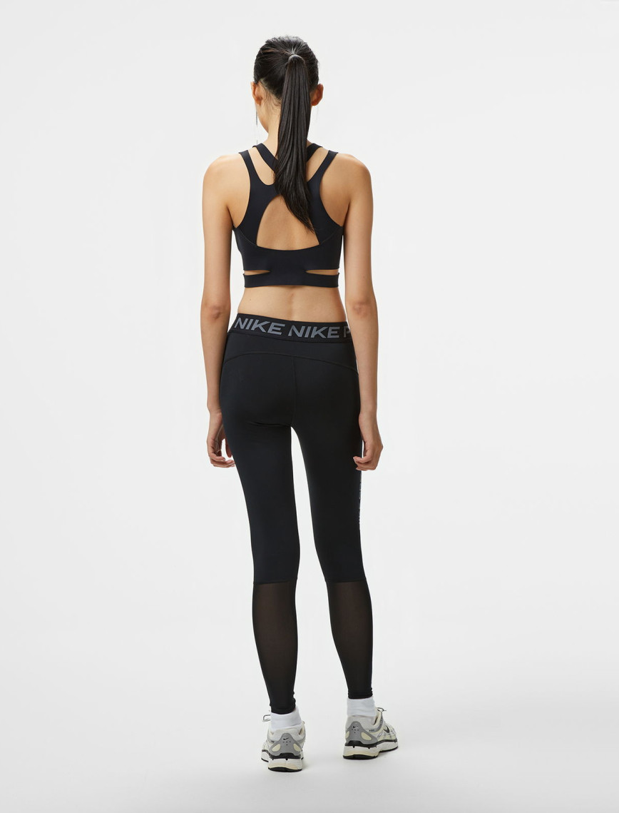 Nike Pro Dri-Fit Mid-Rise Kadın Siyah Tayt Nike Pro Dri-Fit Mid-Rise Kadın Siyah Tayt