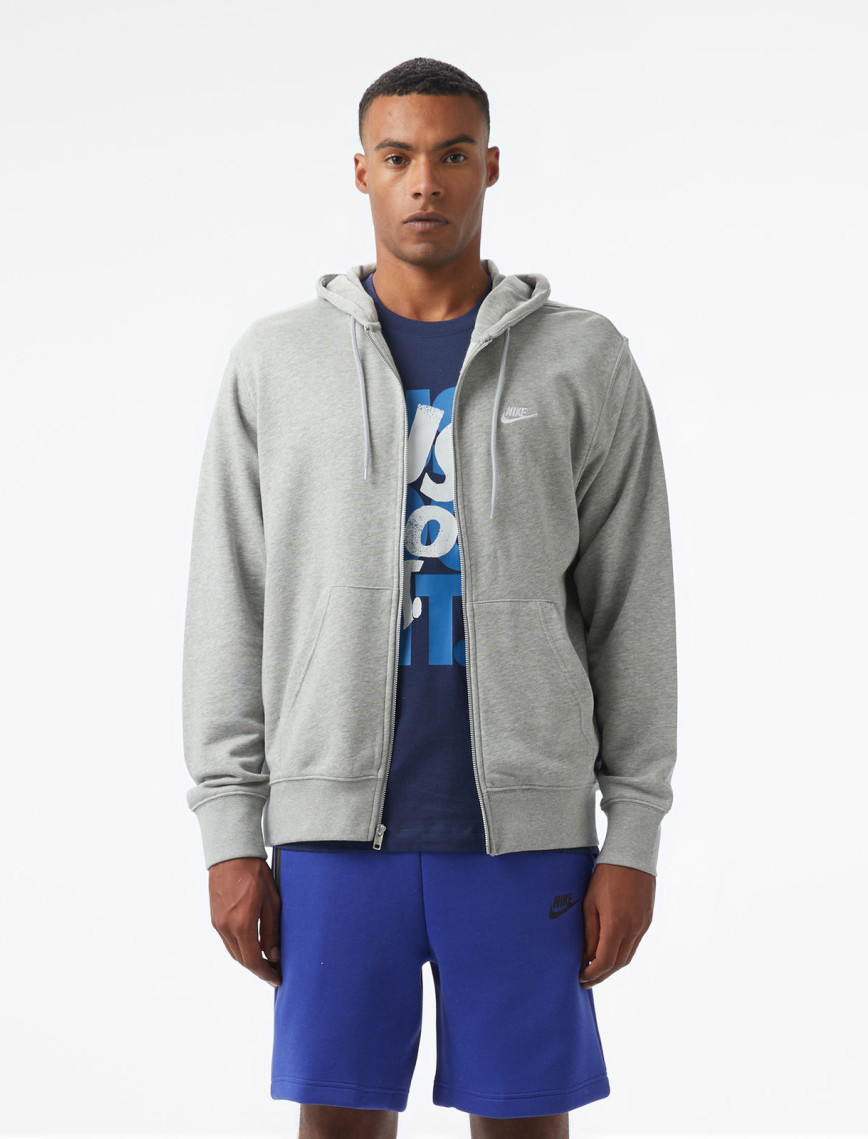 Nike Club Fleece Erkek Siyah Eşofman Üstü Nike Club Fleece Erkek Siyah Eşofman Üstü