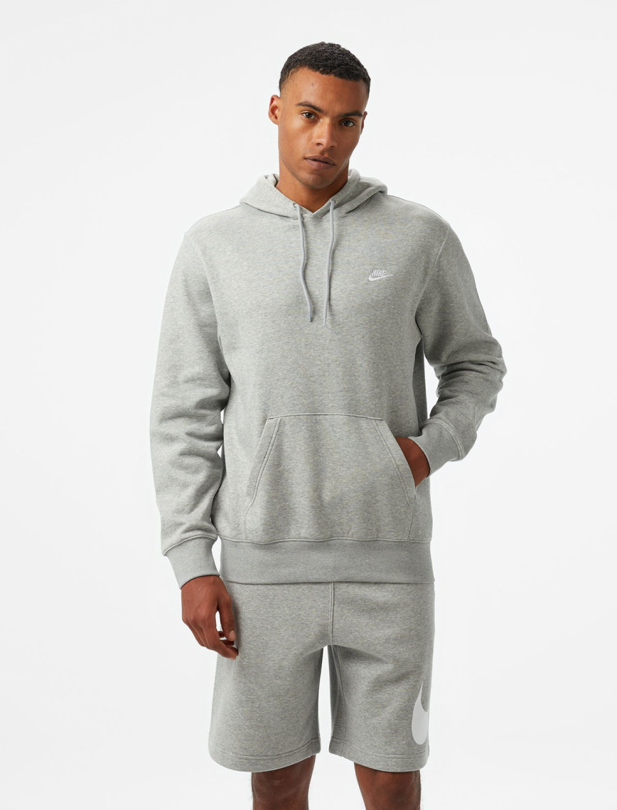 Nike Club Pullover Fleece Erkek Gri Sweatshirt Nike Club Pullover Fleece Erkek Gri Sweatshirt