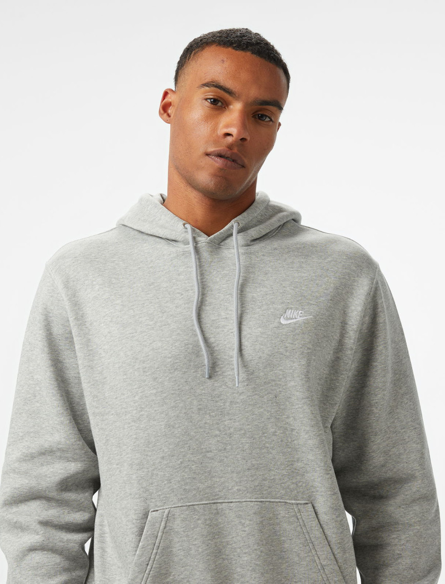 Nike Club Pullover Fleece Erkek Gri Sweatshirt Nike Club Pullover Fleece Erkek Gri Sweatshirt