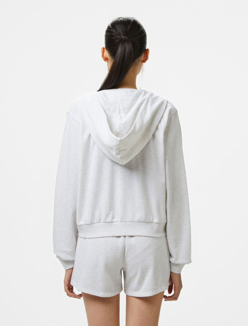 Nike Sportswear Chill Terry Kadın Gri Eşofman Üstü Nike Sportswear Chill Terry Kadın Gri Eşofman Üstü