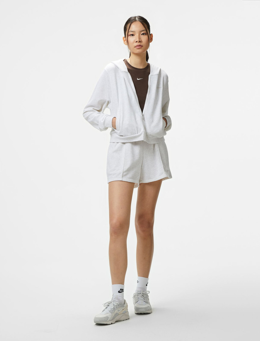 Nike Sportswear Chill Terry Kadın Gri Eşofman Üstü Nike Sportswear Chill Terry Kadın Gri Eşofman Üstü