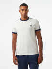 Fred Perry Taped Ringer Erkek Siyah T-Shirt Fred Perry Taped Ringer Erkek Siyah T-Shirt