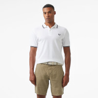 Fred Perry Twin Tipped Erkek Beyaz T-Shirt Fred Perry Twin Tipped Erkek Beyaz T-Shirt
