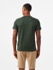 Fred Perry Textured Laurel Wreath Erkek Yeşil T-Shirt Fred Perry Textured Laurel Wreath Erkek Yeşil T-Shirt