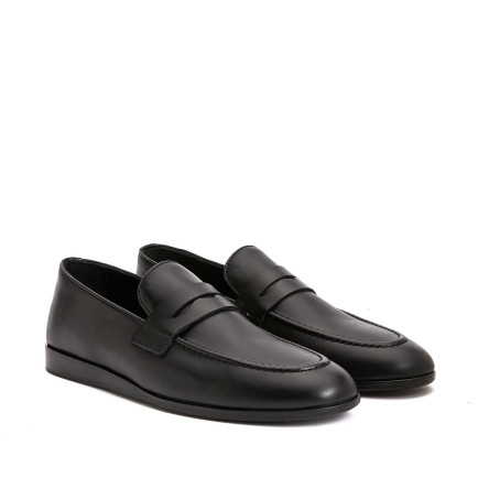 Network Erkek Siyah Deri Loafer Network Erkek Siyah Deri Loafer