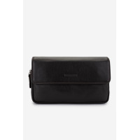 Valmenti Erkek Hakiki Deri Kahverengi El Çantası