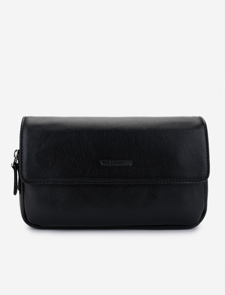 Valmenti Erkek Hakiki Deri Kahverengi El Çantası