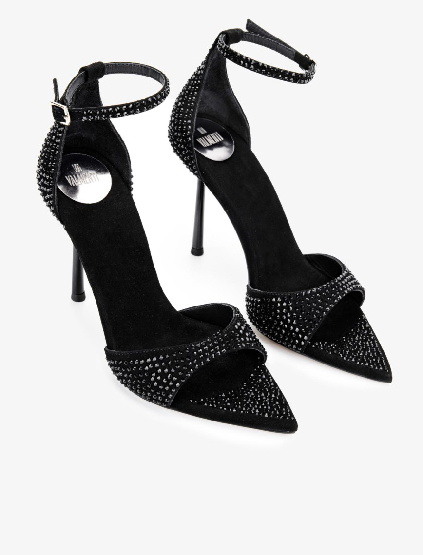 Valmenti Kadın Siyah Topuklu Ayakkabı Valmenti Kadın Siyah Topuklu Ayakkabı