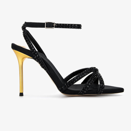 Valmenti Kadın Siyah Topuklu Ayakkabı