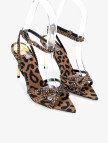 Valmenti Kadın Leopar Topuklu Ayakkabı Valmenti Kadın Leopar Topuklu Ayakkabı