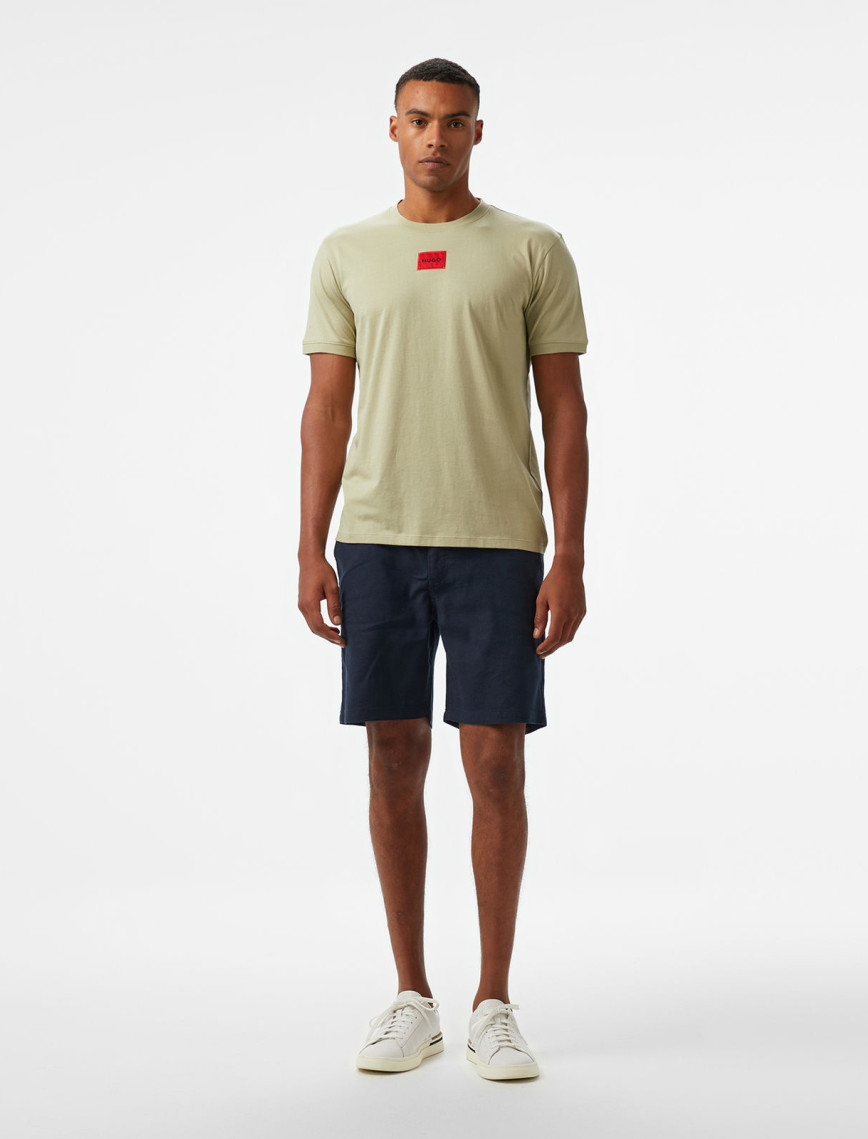 HUGO Diragolino212 Erkek Yeşil T-Shirt HUGO Diragolino212 Erkek Yeşil T-Shirt