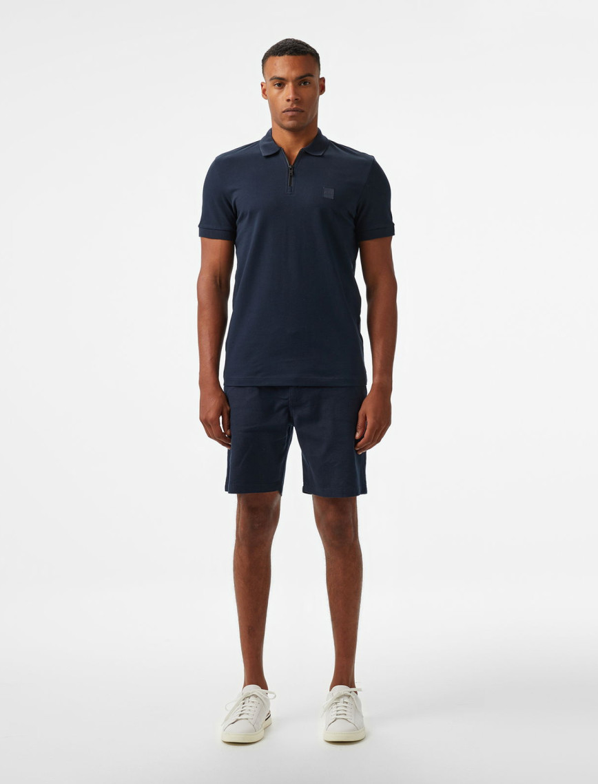 BOSS Passerzip Erkek Koyu Mavi Polo BOSS Passerzip Erkek Koyu Mavi Polo