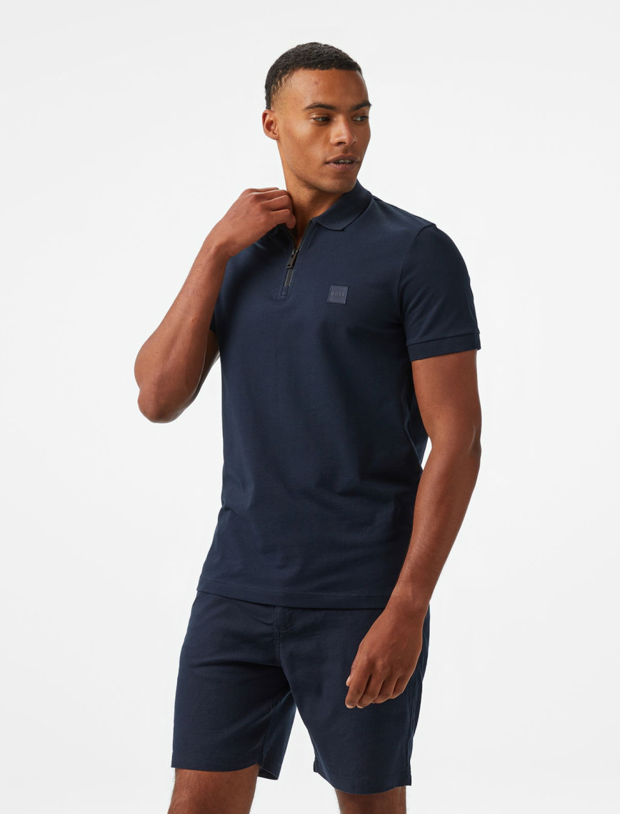 BOSS Passerzip Erkek Siyah Polo BOSS Passerzip Erkek Siyah Polo