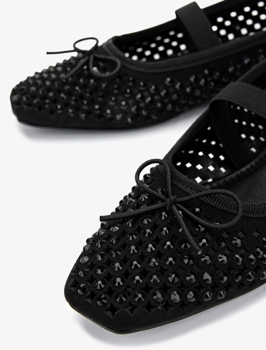 Valmenti Kadın Siyah Babet Ayakkabı Valmenti Kadın Siyah Babet Ayakkabı