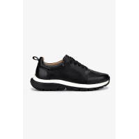 Valmenti Erkek Hakiki Deri Siyah Deri Sneakers & Spor Ayakkabı