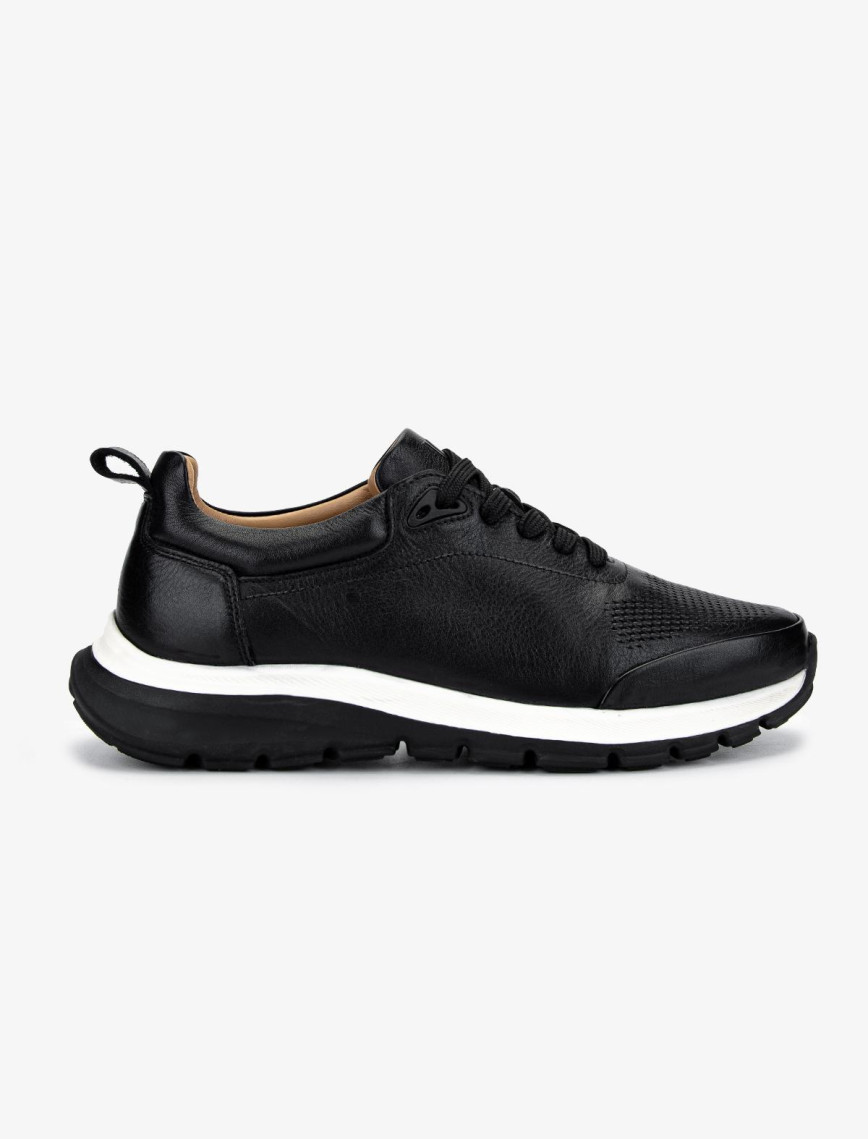 Valmenti Erkek Hakiki Deri Lacivert Nubuk Sneakers & Spor Ayakkabı