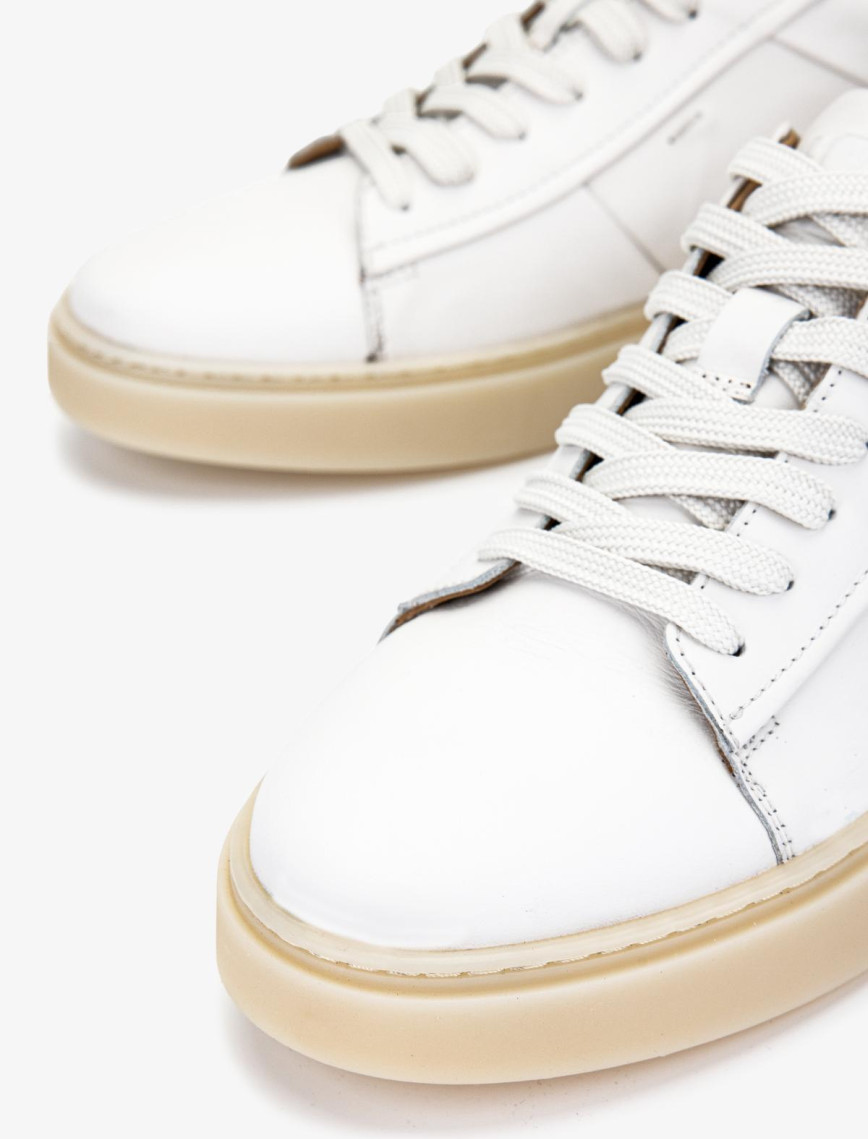 Valmenti Erkek Hakiki Deri Beyaz Sneakers & Spor Ayakkabı