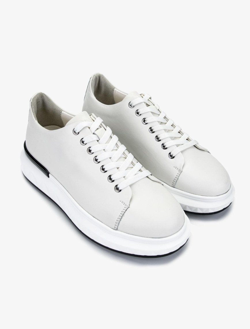 Valmenti Erkek Hakiki Deri Beyaz Sneakers & Spor Ayakkabı Valmenti Erkek Hakiki Deri Beyaz Sneakers & Spor Ayakkabı