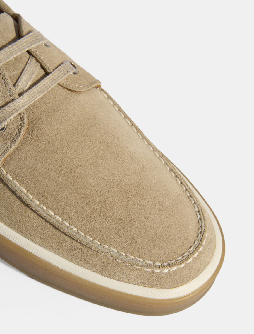 Erkek Vizon Bağcıklı Süet Günlük Ayakkabı Erkek Vizon Bağcıklı Süet Günlük Ayakkabı