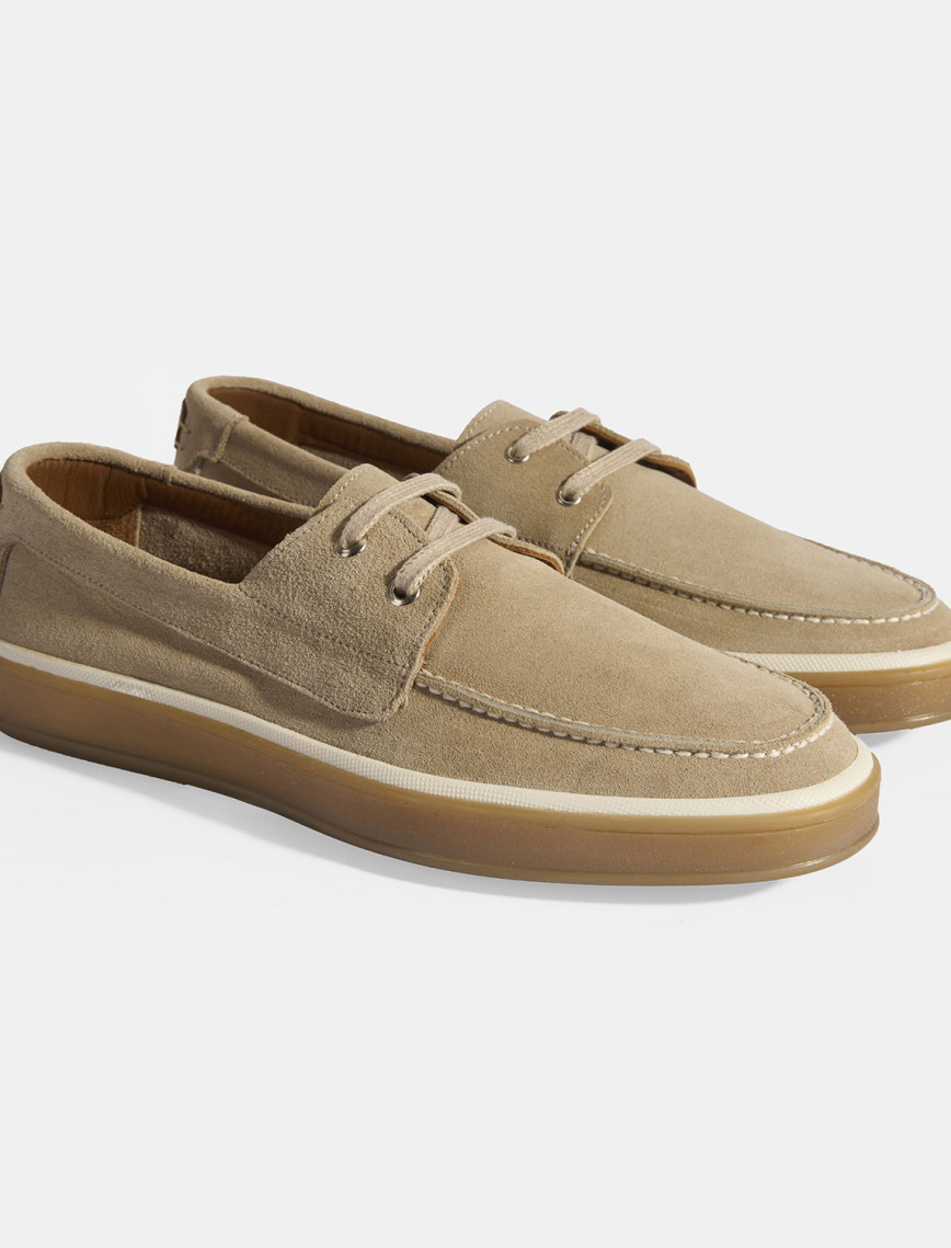 Erkek Vizon Bağcıklı Süet Günlük Ayakkabı Erkek Vizon Bağcıklı Süet Günlük Ayakkabı