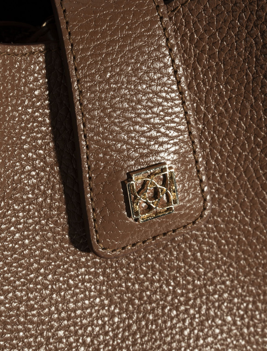 Kadın Kahve Deri Omuz Çantası Kadın Kahve Deri Omuz Çantası