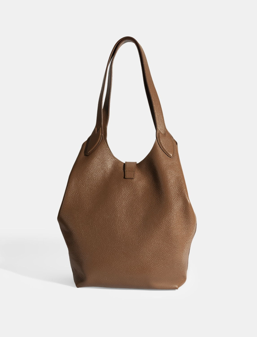 Kadın Kahve Deri Omuz Çantası Kadın Kahve Deri Omuz Çantası