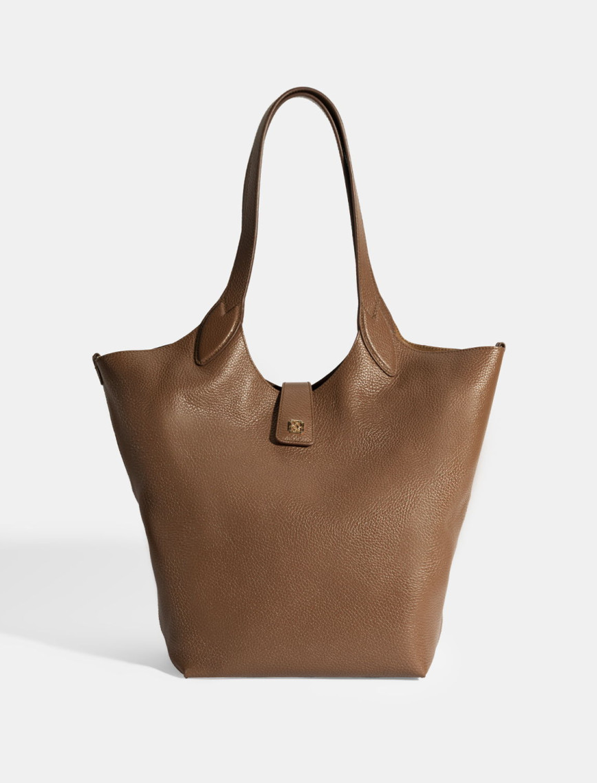 Kadın Kahve Deri Omuz Çantası Kadın Kahve Deri Omuz Çantası