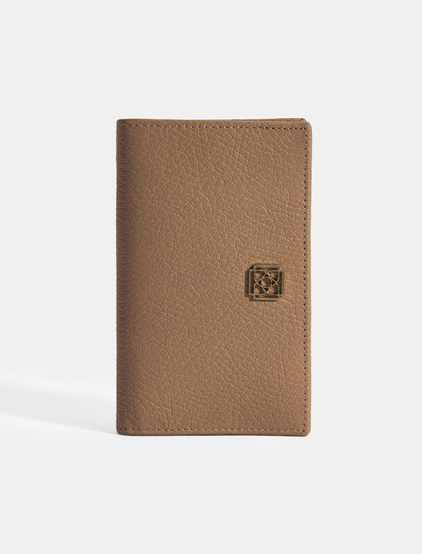 Kadın Koyu Bej Deri Cüzdan Kadın Koyu Bej Deri Cüzdan