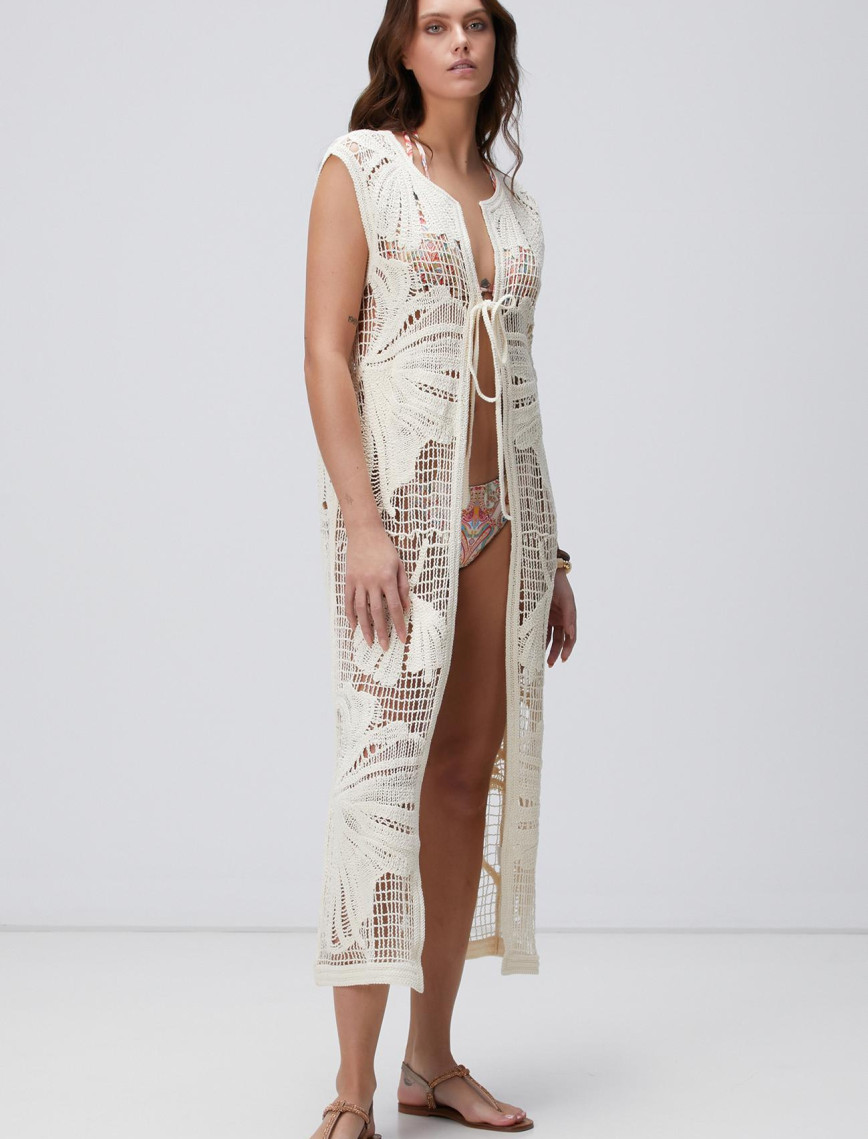 Network Kadın Açık Bej Kaftan