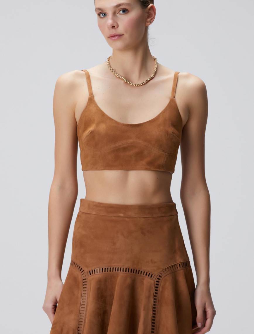 Network Kadın Camel Deri Büstiyer Network Kadın Camel Deri Büstiyer