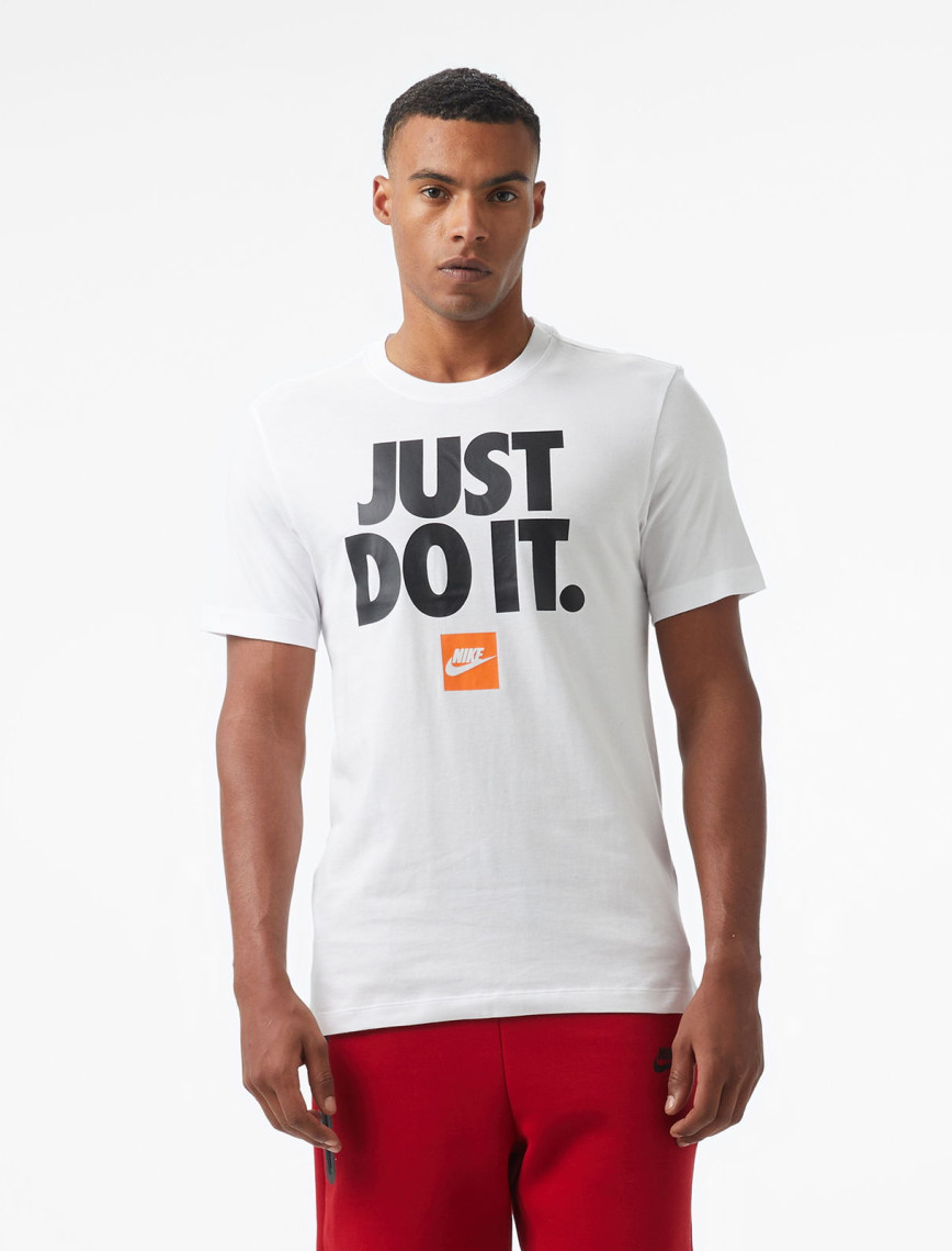 Nıke M Nsw Tee Fran Jdi Verbiage Erkek Beyaz T-Shirt Nıke M Nsw Tee Fran Jdi Verbiage Erkek Beyaz T-Shirt