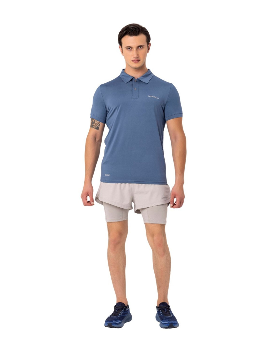 Merrell Pace Erkek Mavi Polo Tişört