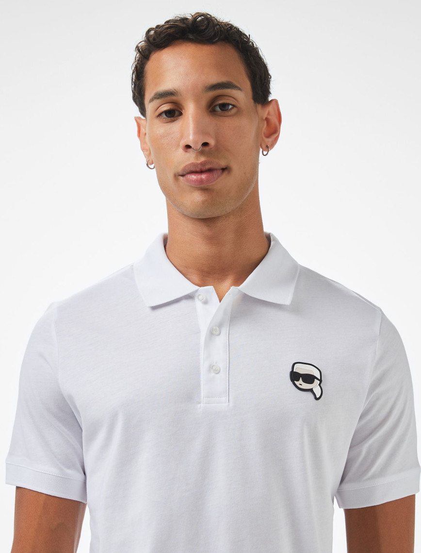 Karl Lagerfeld Erkek Beyaz Polo Karl Lagerfeld Erkek Beyaz Polo