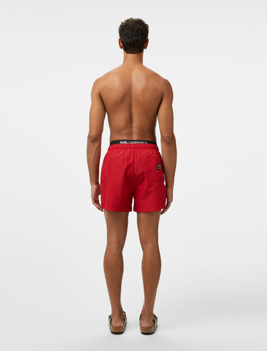 Karl Lagerfeld Erkek Kırmızı Mayo Şort Karl Lagerfeld Erkek Kırmızı Mayo Şort