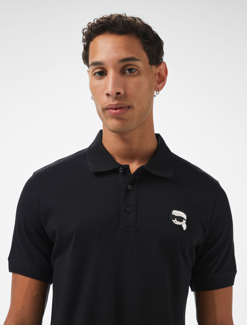 Karl Lagerfeld Erkek Siyah Polo