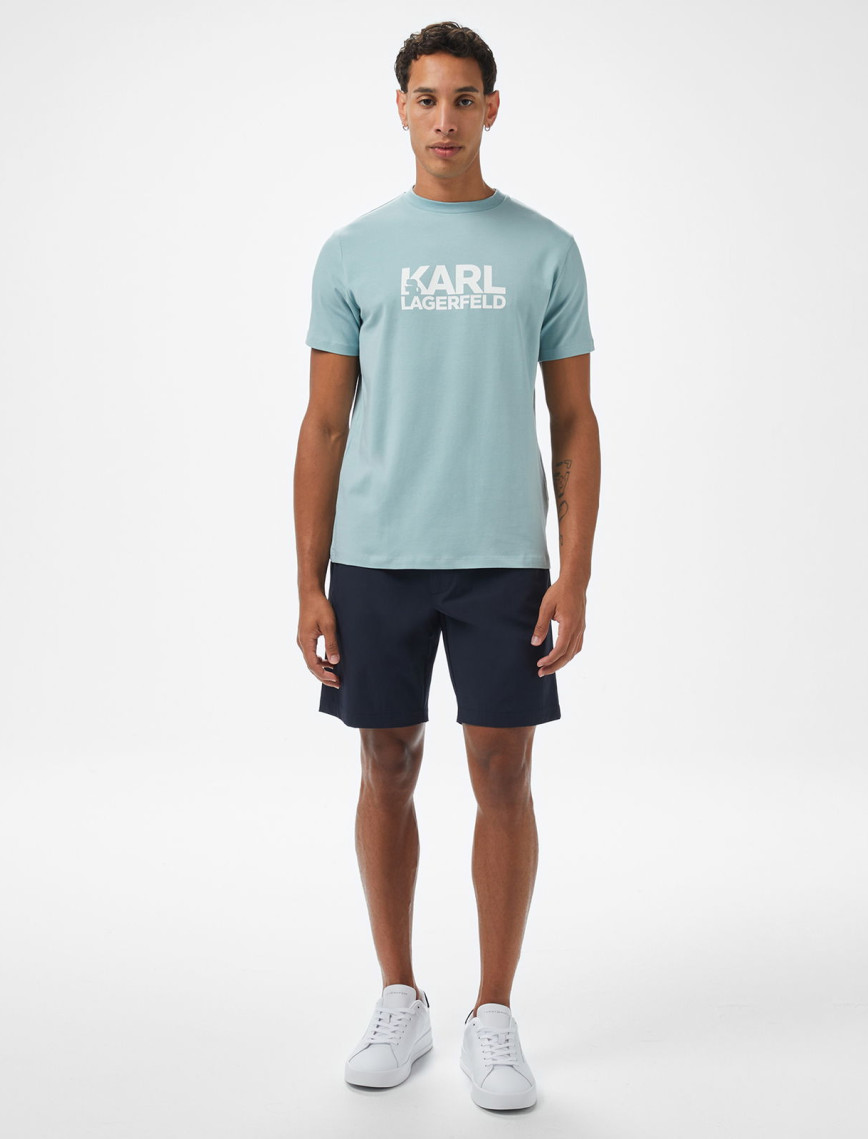 Karl Lagerfeld Erkek Mavi T-Shirt Karl Lagerfeld Erkek Mavi T-Shirt